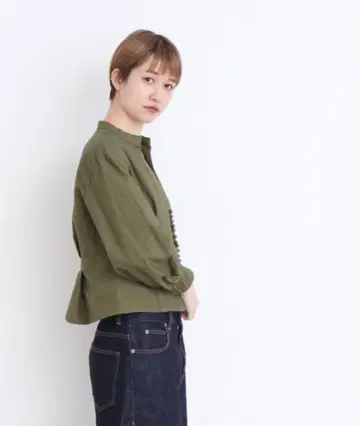 ebonyivory 카키 자켓 티셔츠