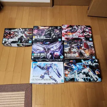 HG 건담 프라모델 키트 세트