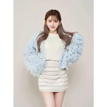 Darich 컬러 루프 니트 가디건