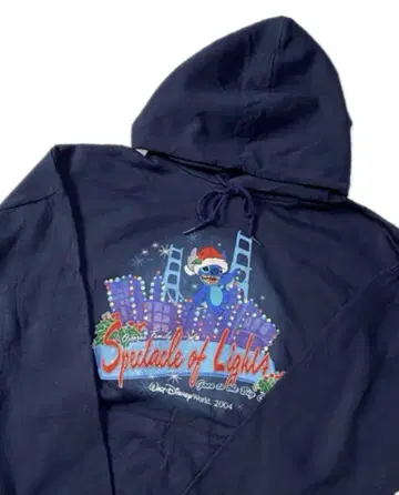 00s Disney World 스티치 후드티