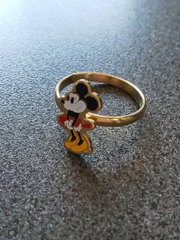 당시물 빈티지 반지 Disney 미니 반지 레트로