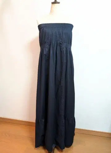 택 포함 새상품 매킨토시 베어탑 롱 티어드 원피스