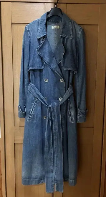 야누크 데님 트렌치코트 XS YANUK