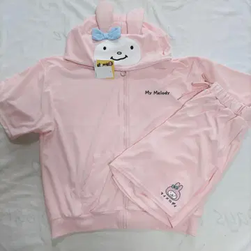 새상품 마이멜로디 니시무라 유우지 반팔 키리 셋업 상하의 M 사이즈