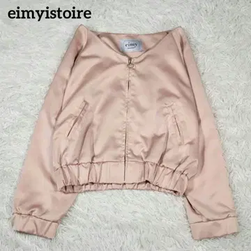 [ 새상품급 ] eimyistoire 에이미 이스트 월 노카라 지퍼 자켓