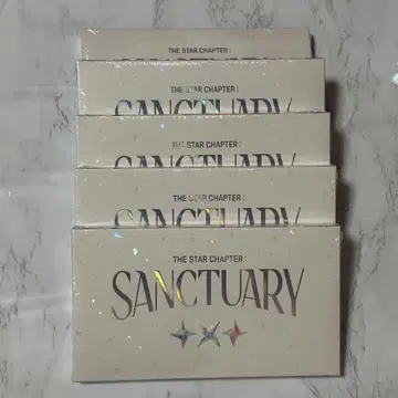 TXT Sanctuary 앨범 5가지 형태 세트 미개봉 새상품