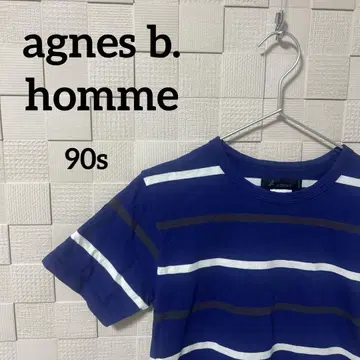 에네스베 옴므 구제 의류 보더 티셔츠 agnesb. homme