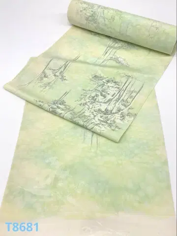 코몬 수제 그림 밑그림 블렌딩 순수 실크 옷감