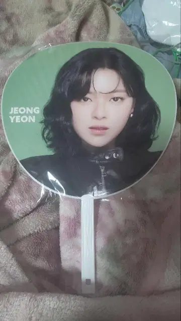 JEONG YEON 사인 포함 부채