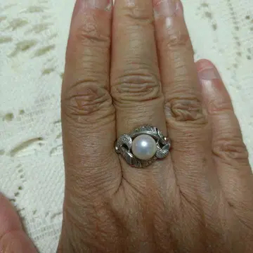 펄 SILVER 반지