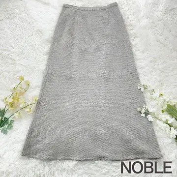새상품급 노블 NOBLE 트위드 머메이드 스커트 36