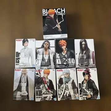 BLEACH 액션 피규어 9체 세트 (미개봉)