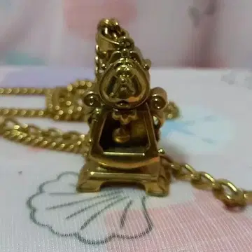 Disney Couture 미녀와 야수 코그스워스 목걸이 레어