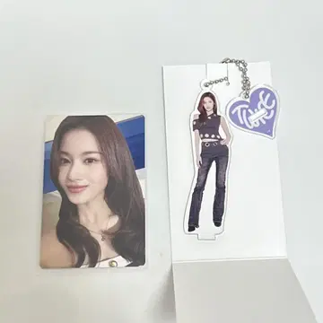 TWICE 사나 아크릴 스탠드 참 트레이딩 카드 세트