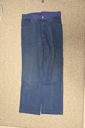 60s 다크 블루 부츠컷 데님