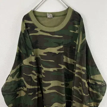USA제 90s ranger 카모플라쥬 롱 T 카모플라주 싱글 스티치