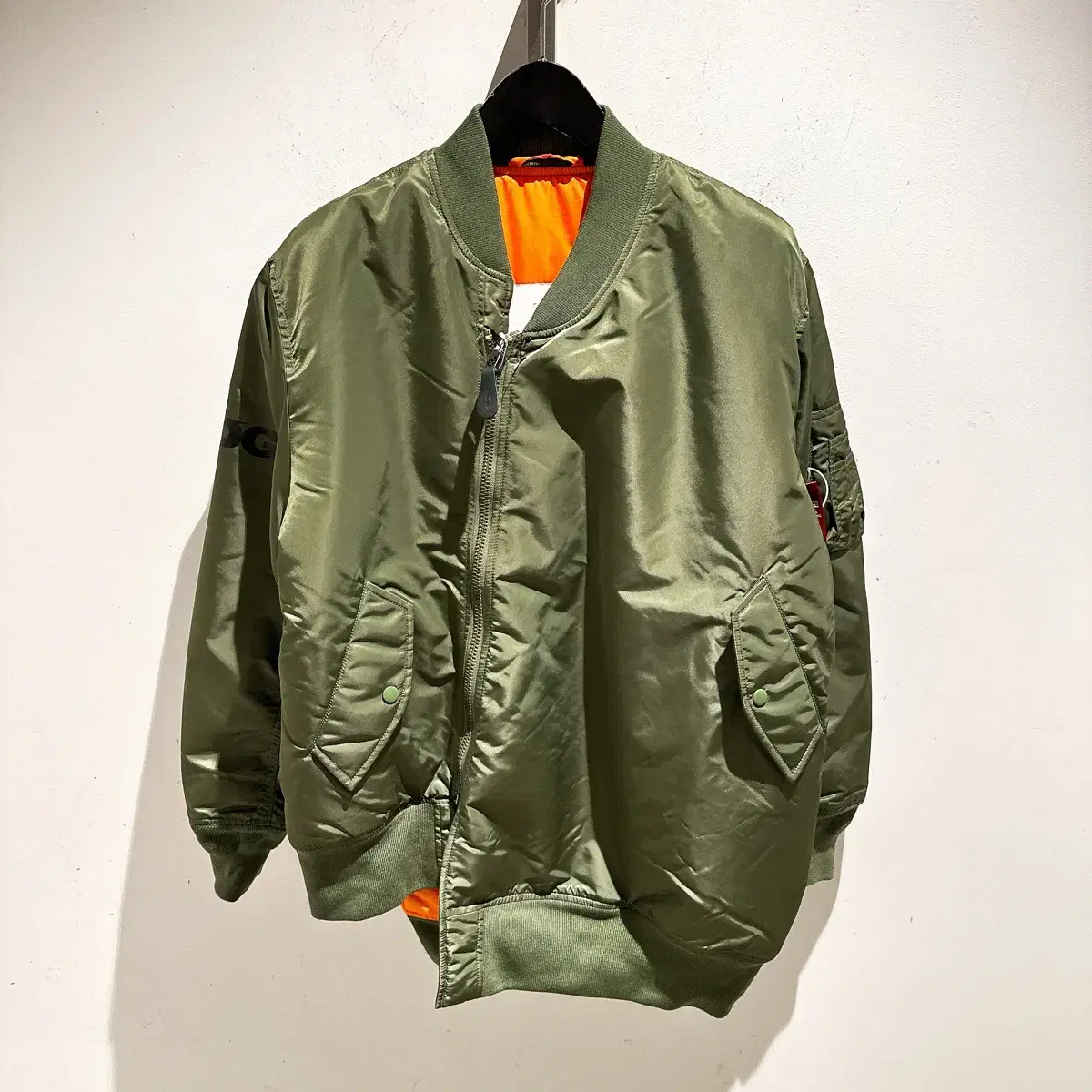 CDG alpha MA-1 ブラック XL ギャルソン ALPHA BIAS MA-1 JACKET | CDG