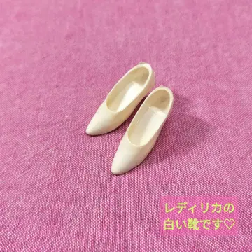 [레이디리카] 레이디리카의 화이트 컬러 오리지널 하드 타입 신발