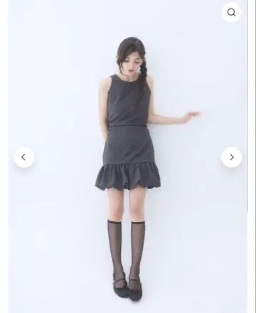 YILON BIJOU BALLOON OP CHARCOAL GRAY