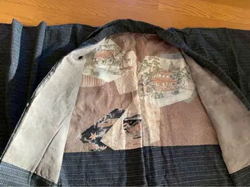 기모노 겉옷 남자 일본 의류 네이비 네이비 컬러 기모노 가디건 자켓