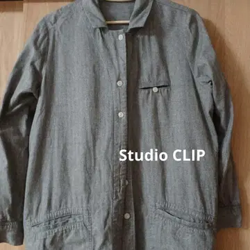 스튜디오 클립 studio clip 셔츠 원피스 코트 그레이