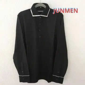 JUNMEN 블랙 긴팔 티셔츠 일본제