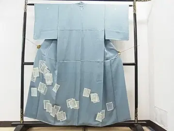 럭셔리 이로도메소데 색지 겹친 문자 문양 일품