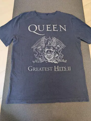 QUEEN 퀸 공식 밴드 T셔츠 네이비 M 구제 의류
