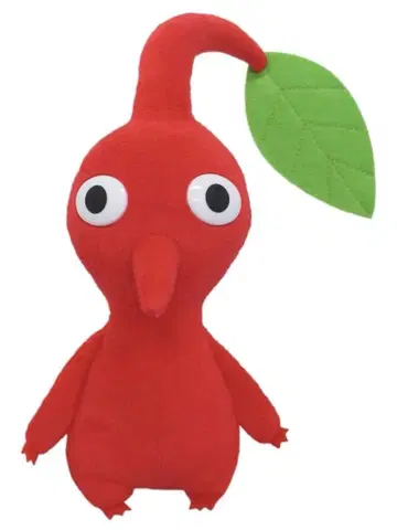 피크민 봉제 인형 빨강 노랑