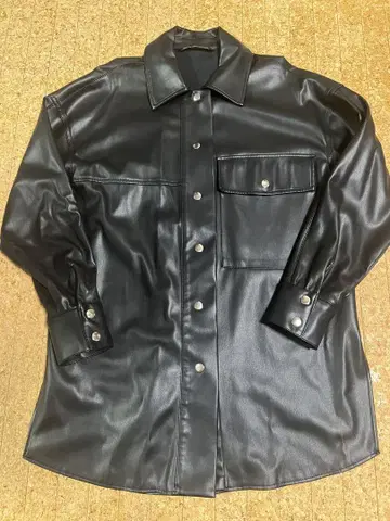 ZARA 가죽 셔츠 자켓