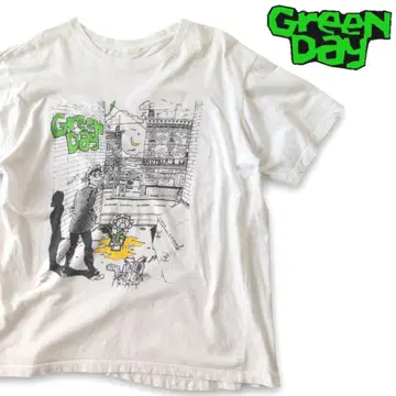 그린 데이 GreenDay PEE ON FLOWER 티셔츠