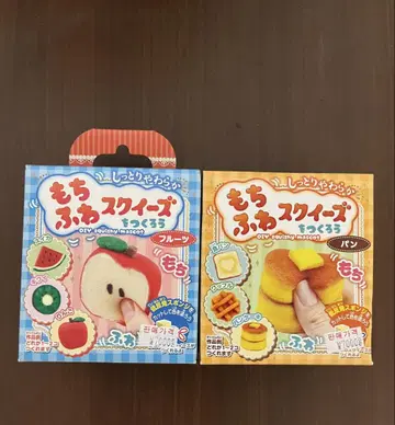 쿠츠와 모찌후와 스퀴즈 빵+후르츠