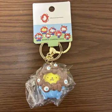 산리오 미야쿠미야쿠 변신 입체 마스코트 컬러 키링 폼폼푸딩