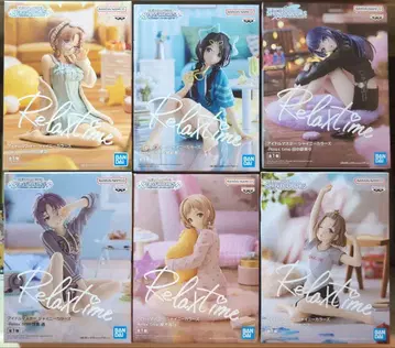 아이돌 마스터 샤이니 컬러즈 Relax time 피규어 6체 세트