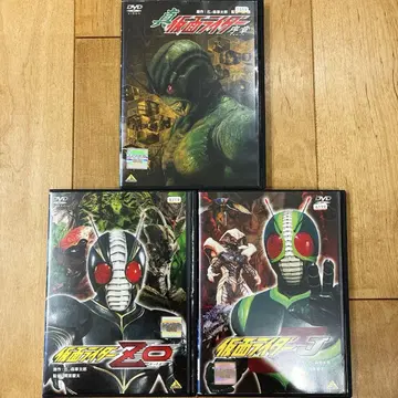 가면라이더 전 3권 세트 DVD 특촬물 히어로 익명 배송