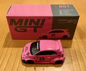 [ MINI GT ] LB-WORKS ABARTH 595 핑크Ver.