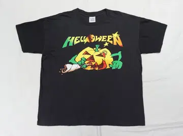 90's Helloween 티셔츠 락 빈티지 대마 Slayer
