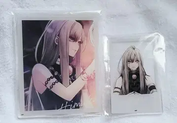 오토메이트 오라소와 히무카 AGF 경품 아크릴 카드 아크릴 브로마이드