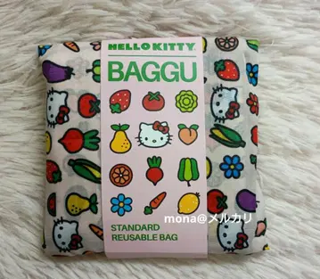 [ 새상품 ] BAGGU standard 바구 헬로키티 에코백 산리오
