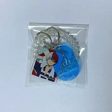 나의 히어로 아카데미아 극락탕 콜라보 락커 키 모양 키링 토도로키 쇼토