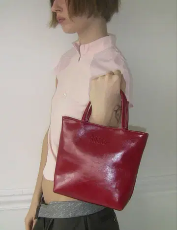 FILLINTHEBLANK Sunday Tote Bag red