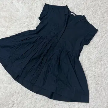 [ c5904 ] snidel 튜닉 반팔 네이비