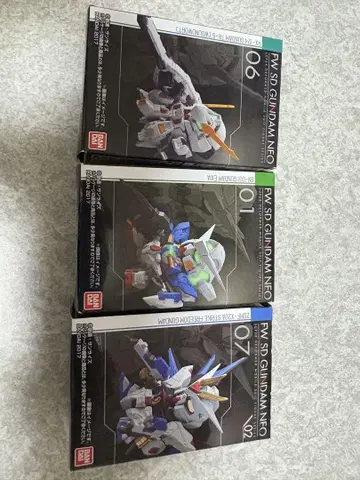 FW SD GUNDAM NEO 스트라이크 프리덤 엑시아 건담