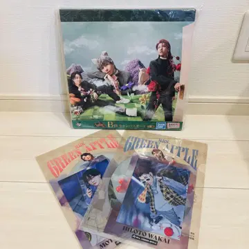 1번 복권 Mrs. GREEN APPLE B상 캔버스 보드와 클리어 파일