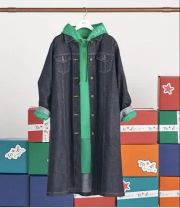 To b. by agnes b. WG51 MANTEAU 데님 코트