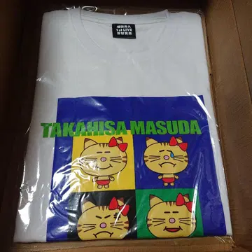 [미개봉 새상품] NEWS 마스다 타카히사 고양이마스 T셔츠 희로애락