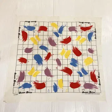 NOS 80s 빈티지 반다나 USA 제조