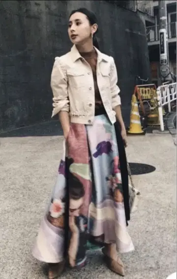 ameri vintage EMILIA TUCK SKIRT