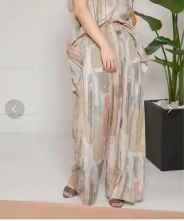 에이미 로우 Eimee Law 오일 페인트 팬츠
