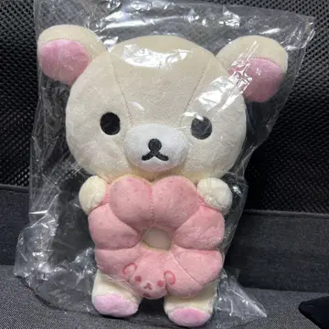 도넛 마쿠마쿠 봉제 인형 (리락쿠마 x 미스터 도넛 코리락쿠마